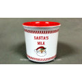 Two Tone Melamine Coffee Mug with Santa Logo (CP074)